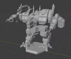 Night Wolf Battlemech