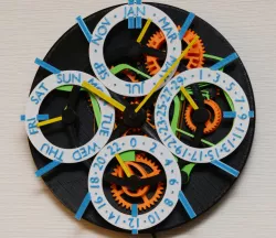 Perpetual Calendar Clock