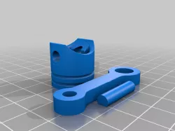 Piston keyfob