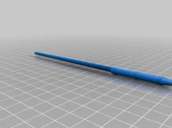 Potter wands low poly 
