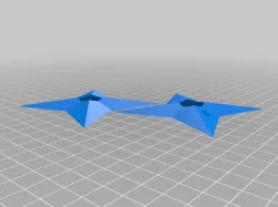 Print ready Naruto shuriken with hidden leaf symbol