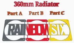 Rainbow Six Siege Fan Grill/Cover (Various Sizes)