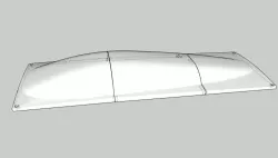 RC Boat Canopy Shell