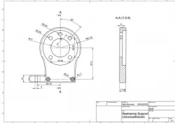 Realsense support for UR flange
