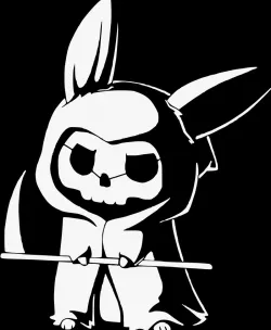 Reaper Bunny stencil