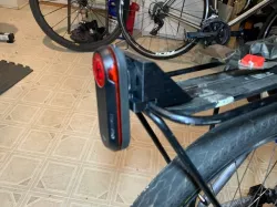 Rear rack mount for Garmin Varia radar light