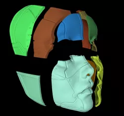 [Resin] Remix Ghost in the Shell for small Resin Printers