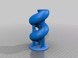 Scooped Curly Dice Tower