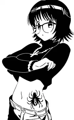 Shizuku Murasaki stencil