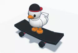 Skating Duck