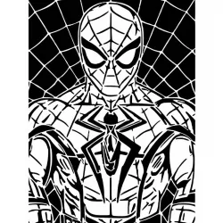 Spiderman stencil 16