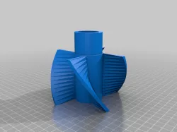 Spiral rocket fins for model rocketry