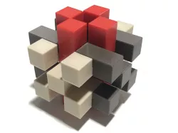 Square Knot / Plus 2 - Interlocking puzzles by Stewart Coffin (STC #9 & #57)
