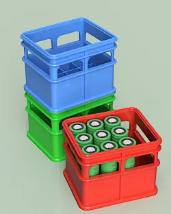 Stackable 18650 Beer Crate