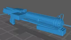 Star Wars DC15-S blaster rifle with folded stock from Book of Boba Fett in 1:12 1:6 and 1:1 scale