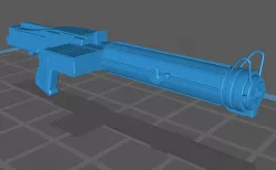 Star Wars DC15-S blaster rifle without stock from Book of Boba Fett in 1:12 1:6 and 1:1 scale