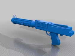 Star Wars DC15-S blaster rifle without stock from Revenge of the Sith on 1:12 1:6 and 1:1 scale