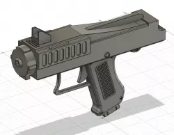 Star Wars DC15-XP blaster pistol version inspired by Revenge of the Sith 1:12 1:6 and 1:1