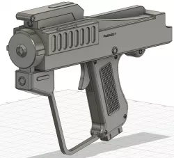 Star Wars DC15-XP117 blaster pistol version inspired by Halo 1:12 1:6 and 1:1