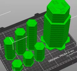 Std BT Scale Hex Towers