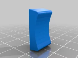Straight Slide Potentiometer Flat Push Knob Insert