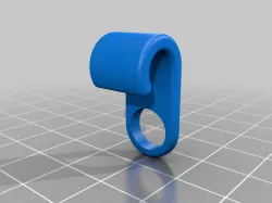 Tether clip for 8mm tether
