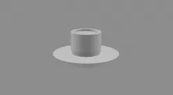 Tiny cup & saucer
