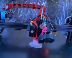 Titan Aero Mount for CR-10 V2 or V3 with cable chain