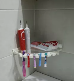 toothbrush shelf