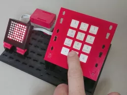 Touch keypad for fischertechnik