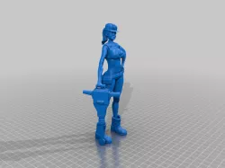 Woman with jackhammer