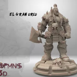 $1.20ORCO PARA JUEGOS DE ROL
