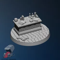 $1.5060 mm round altar/arcane table
