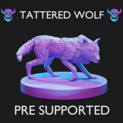 $1.99Tattered Wolf - Pre Supported