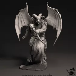 $10.00Orcus the Demon Prince of the Undead, the Blood Lord (3 inch/75 mm base, 5+ inch/125+ mm height miniature)
