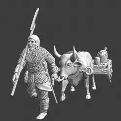 $10.00Transporting the wounded - Medieval vignette