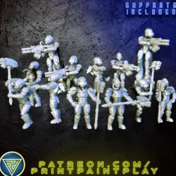 $12.00Space Ghoul Platoon Set