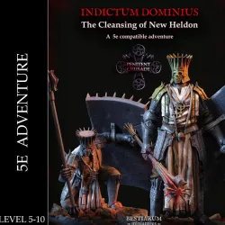 $12.00The Penitent Crusade - Indictum Dominus (5e compatible adventure) + Tormentor Cults 5e statblocks