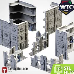 $12.50POST APPOCALYPTIC RUINS WTC SET 01