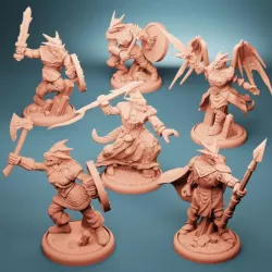 $12.99Ice Dragonborn (Set of 7)
