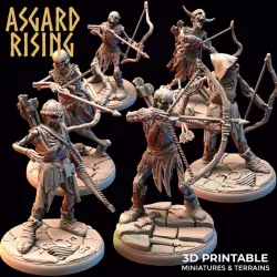 $14.00DRAUGR - Undead Skeleton Archers PRESUPPORTED