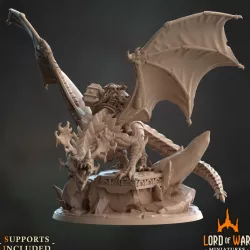 $15.00Frost Dragon Mount King Dwarf rider (Presupported)