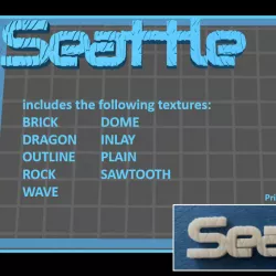 $15.00SEATTLE True 3D Font