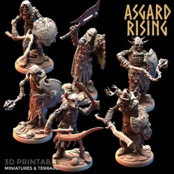 $16.00DRAUGR - Undead Skeleton Barrow Guards Presupported