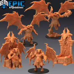 $19.90Orc Demon Lord Set / Bone Devil / Undead Boss / Winged Skull Encounter