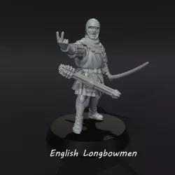 $2.00English Longbowmen (Free in MedburyMiniatures Tribes/Patreon Welcome pack!)