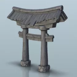 $2.90Oriental tory gate (14) - Age of Sigmar Bolt Action Flames of War scenery terrain wargame Modern