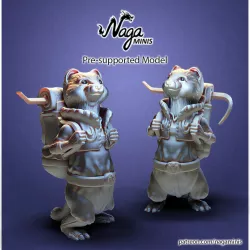 $2.99(Pre-supported) Weasel Folk Thief RP
