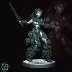 $2.99Dark Rogue Female Barbarian