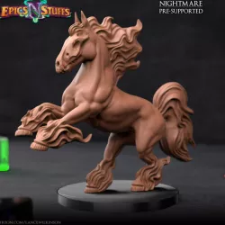$2.99Nightmare Steed Miniature - Pre-Supported